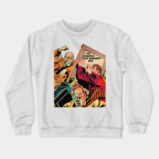 Zombie Intrigue. Tales of mystery and suspense. The corpse that wouldn't die. 1955 Retro Vintage Comic Book Crewneck Sweatshirt